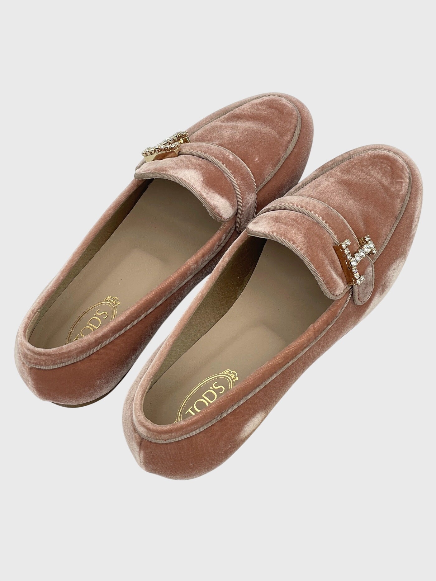 Tod's Velvet Loafer EU 39 Pink