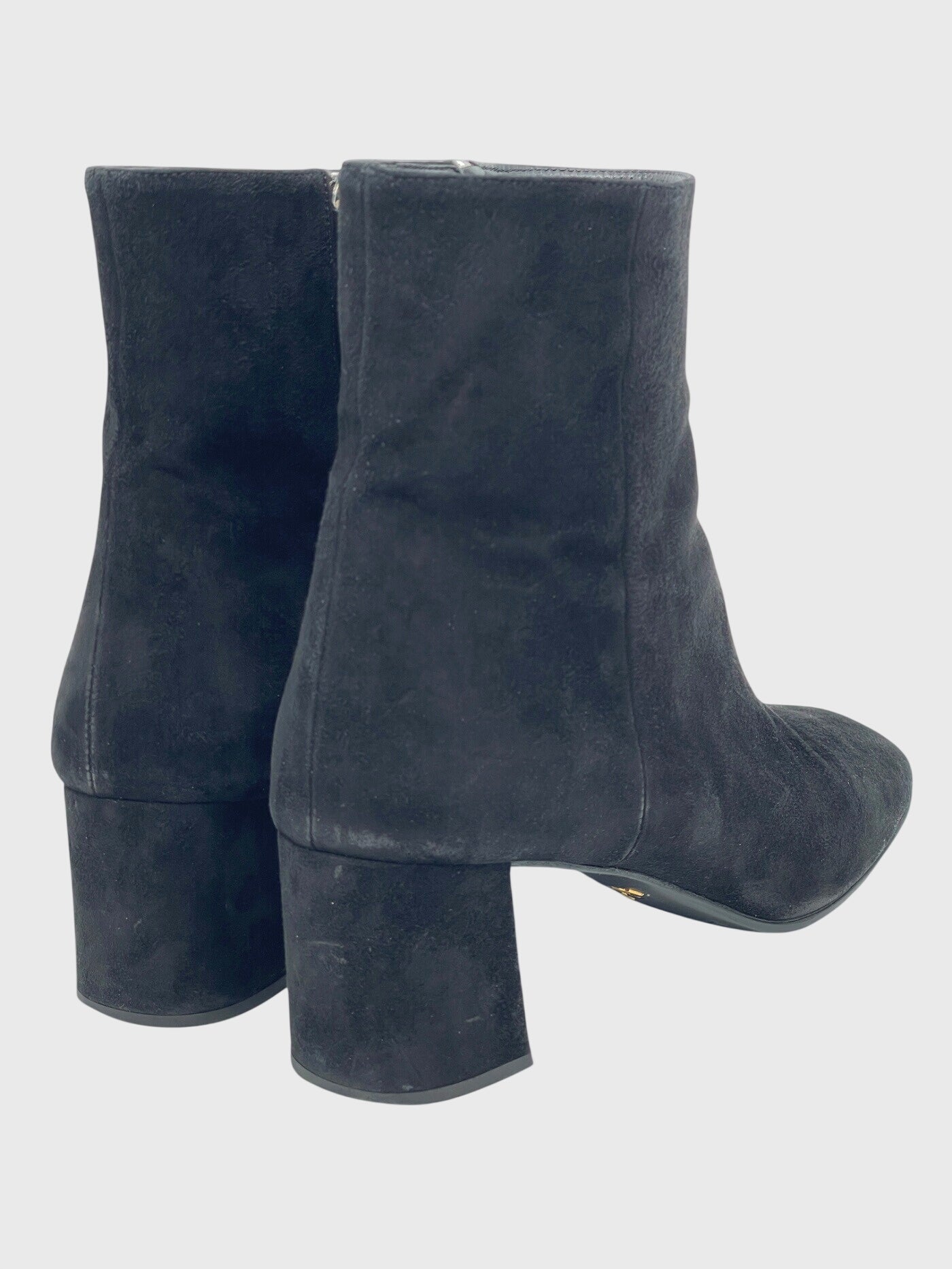 Prada Suede Ankle Boot EU 41 Schwarz - Image 4