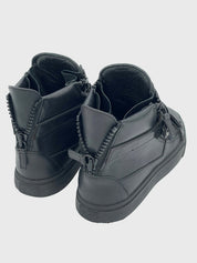 Giuseppe Zanotti Coby Matt High Top Sneaker EU 37 Schwarz - Image 4