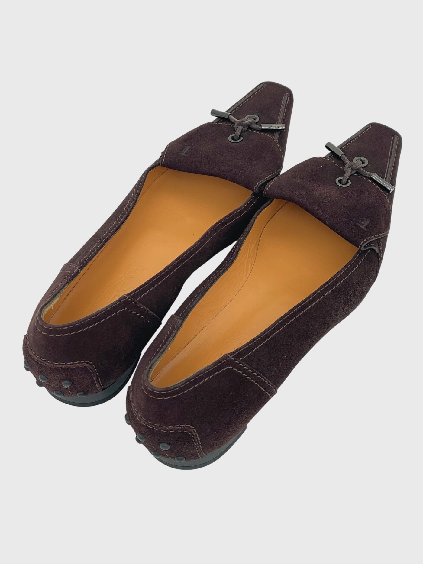 Tod's Suede Mokassin EU 39 Braun - Image 4
