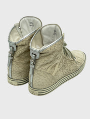 Hogan Rebel High Top Sneaker EU 39.5 Beige - Image 4