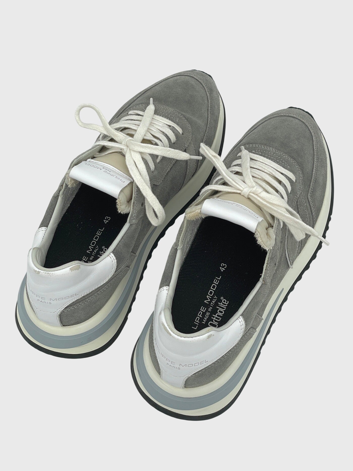Philippe Model Tropez  Low Top Sneaker EU 43 Grau - Image 4