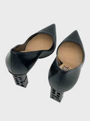 Sergio Rossi Leather Pump EU 35 Schwarz - Image 4