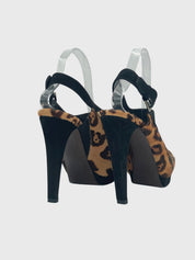 Stuart Weitzman Leopard Print Plateau Pump EU 40 Mehrfarbig