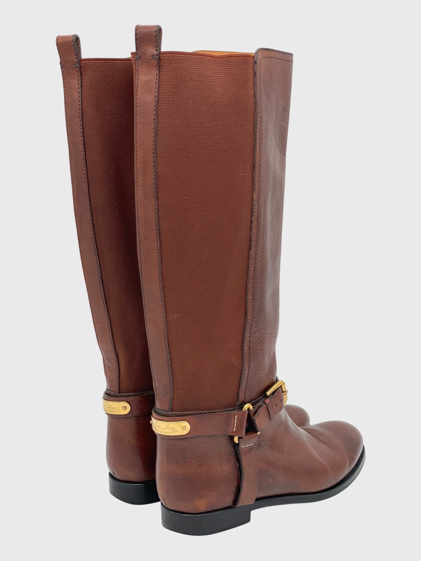 Ralph Lauren Leather Stiefel EU 38 Braun - Image 4