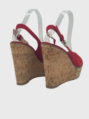 Gianvito Rossi Peep-Toe Sandale mit Absatz EU 38.5 Rot - Image 4