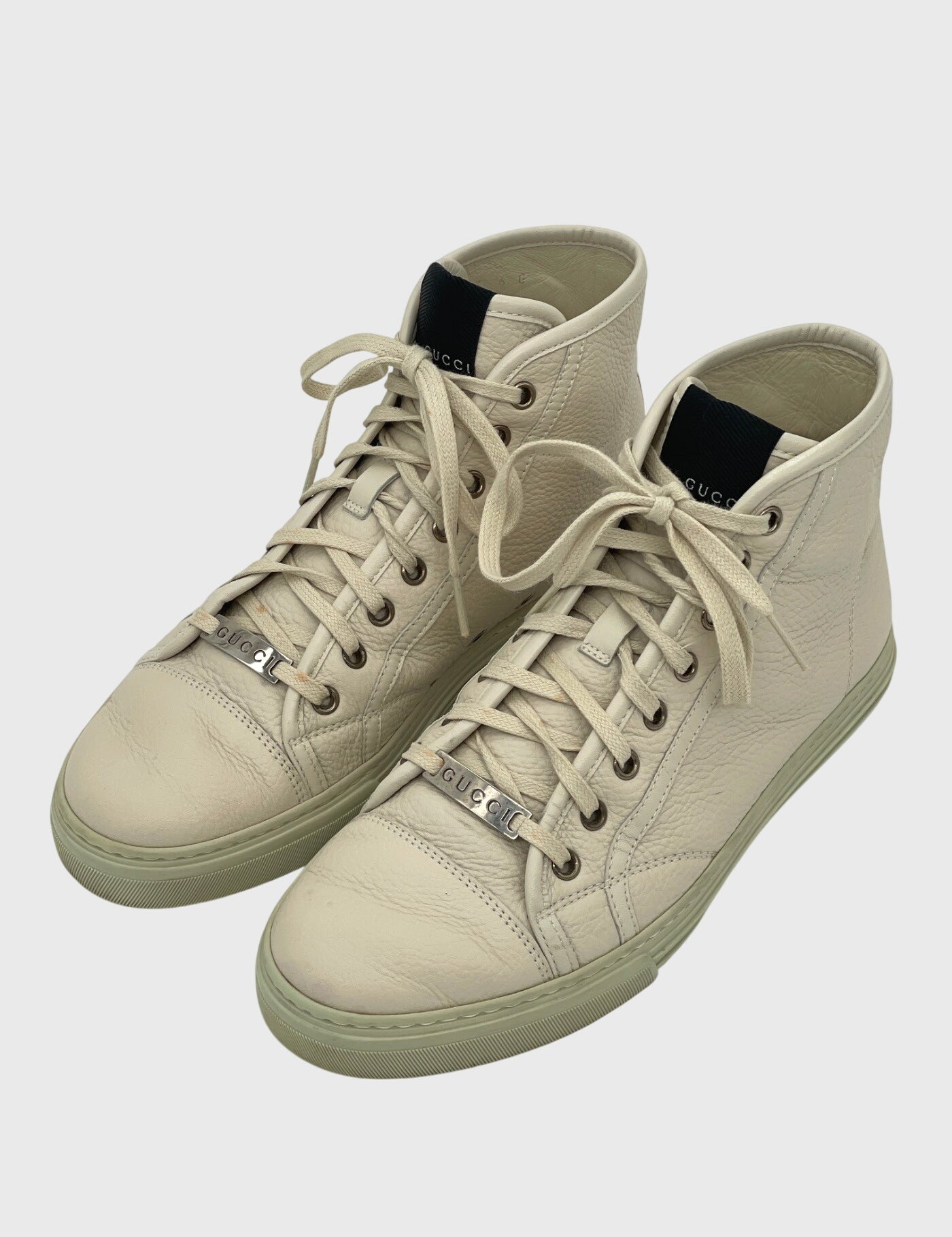 Gucci Miro Soft High Top Sneaker EU 40 Beige