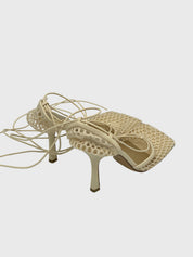 Bottega Veneta Stretch Pump EU 39 Beige - Image 4