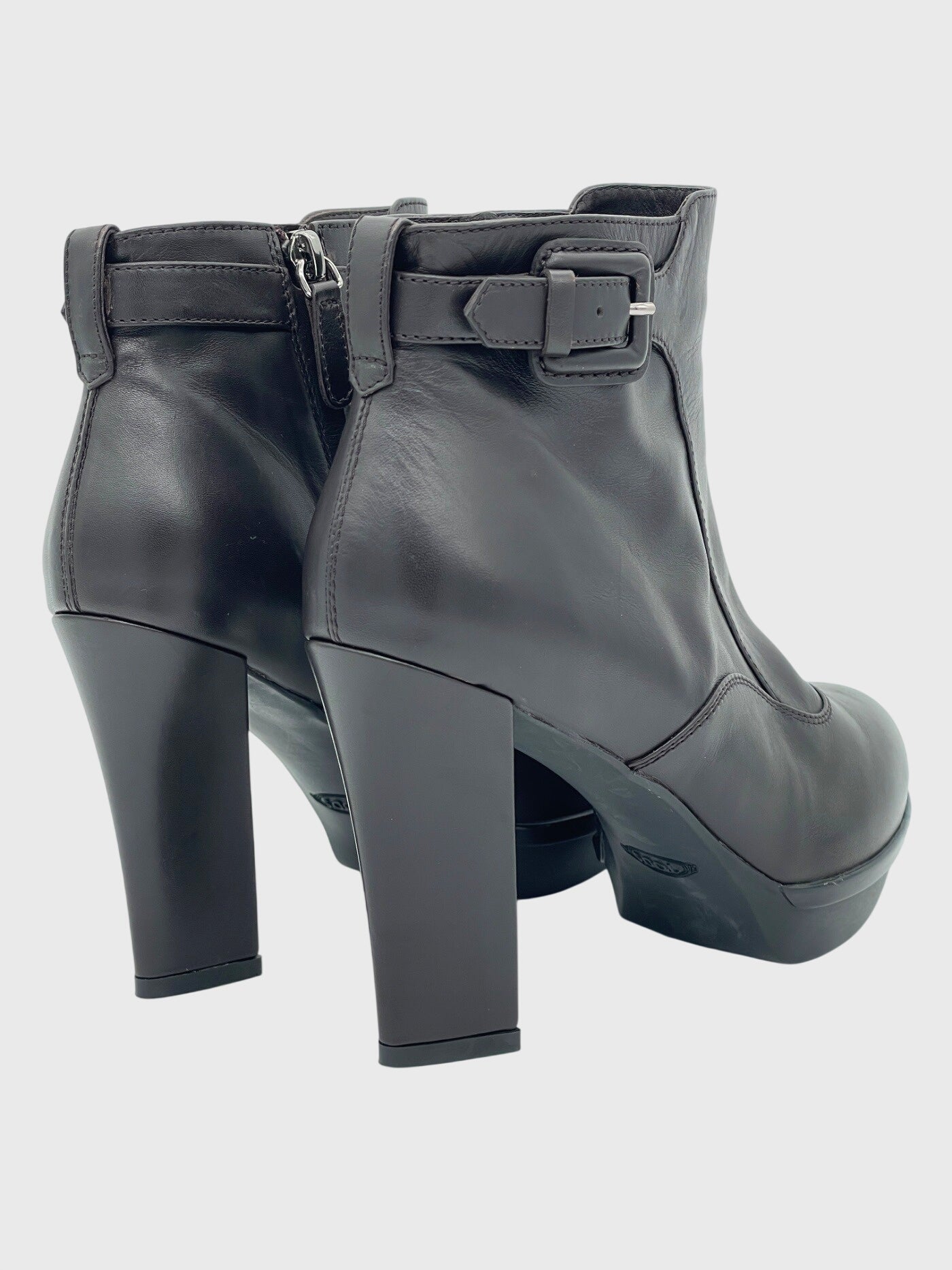 Tod's Leather Ankle Boot EU 38.5 Braun - Image 4