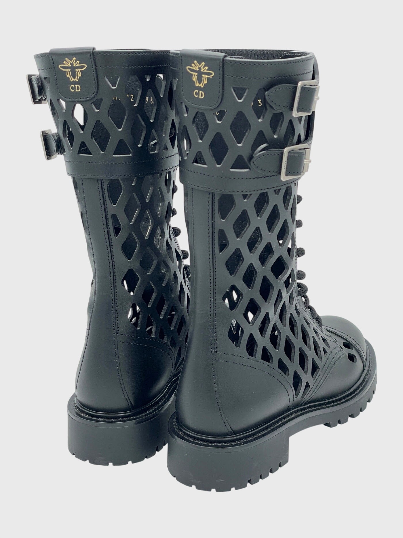 Dior D-Trap Combat Stiefel EU 36 Schwarz - Image 4