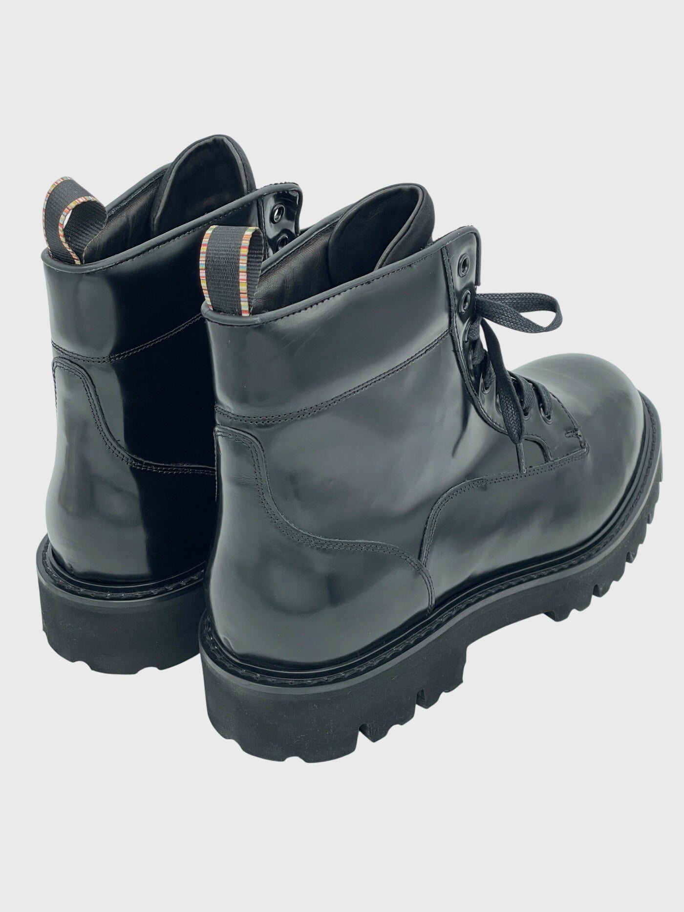 Paul Smith Shoes "Dizzie" Lace-Up Combat Stiefel EU 44 Schwarz - Image 4
