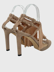 Jimmy Choo Farrah 100 Sandale mit Absatz EU 37 Beige - Image 4