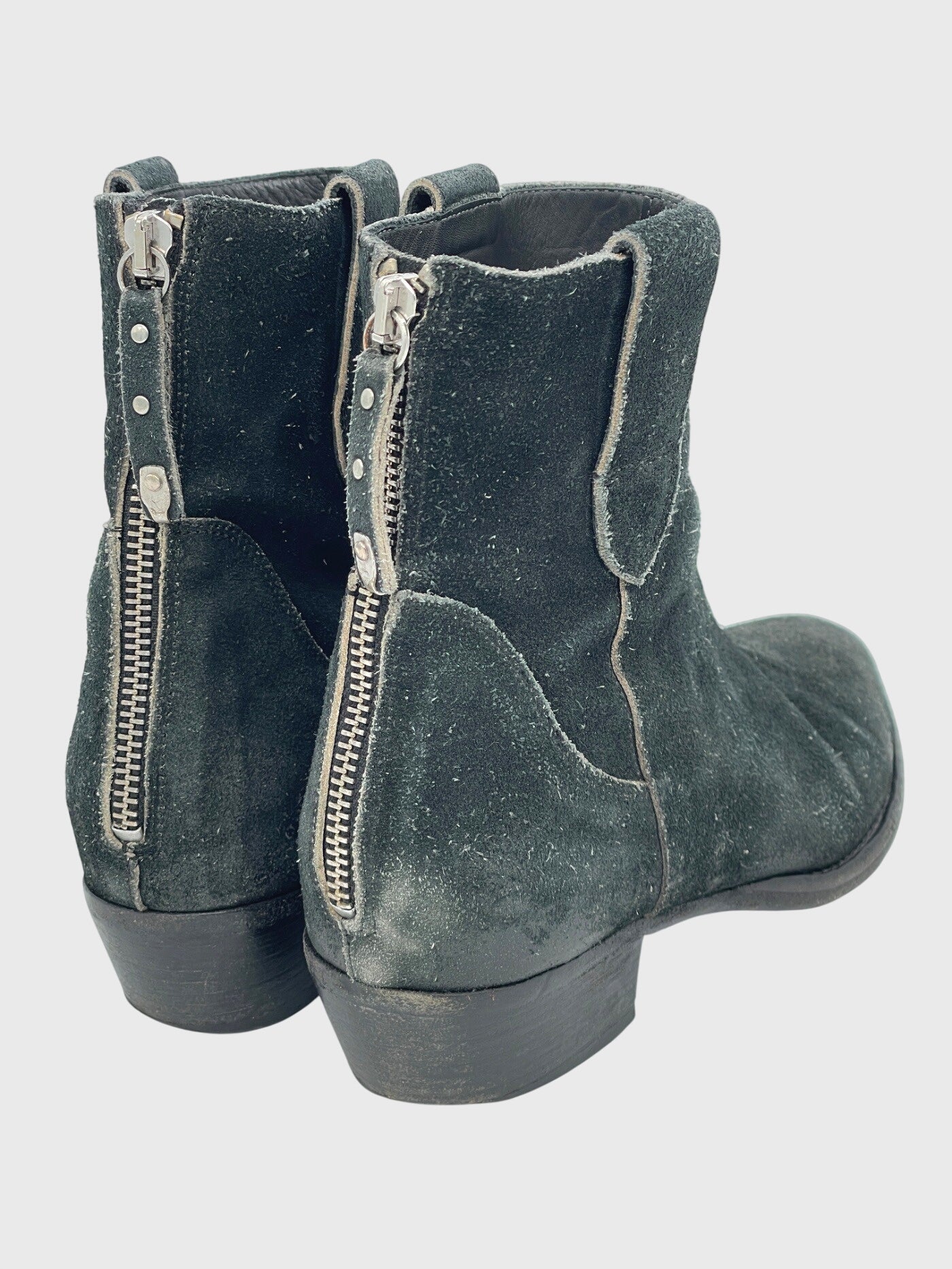 MoMa Suede Ankle Boot EU 38 Schwarz - Image 4