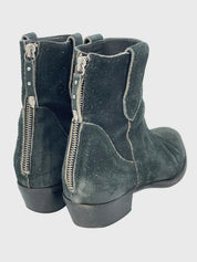 MoMa Suede Ankle Boot EU 38 Schwarz - Image 4