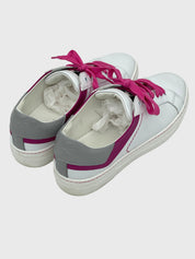 Etro Leather Low Top Sneaker EU 39 Weiß - Image 4