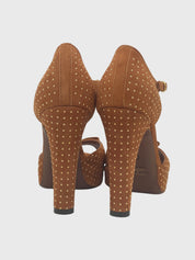 L'Autre Chose Studded Platform Plateau Pump EU 35 Braun - Image 4