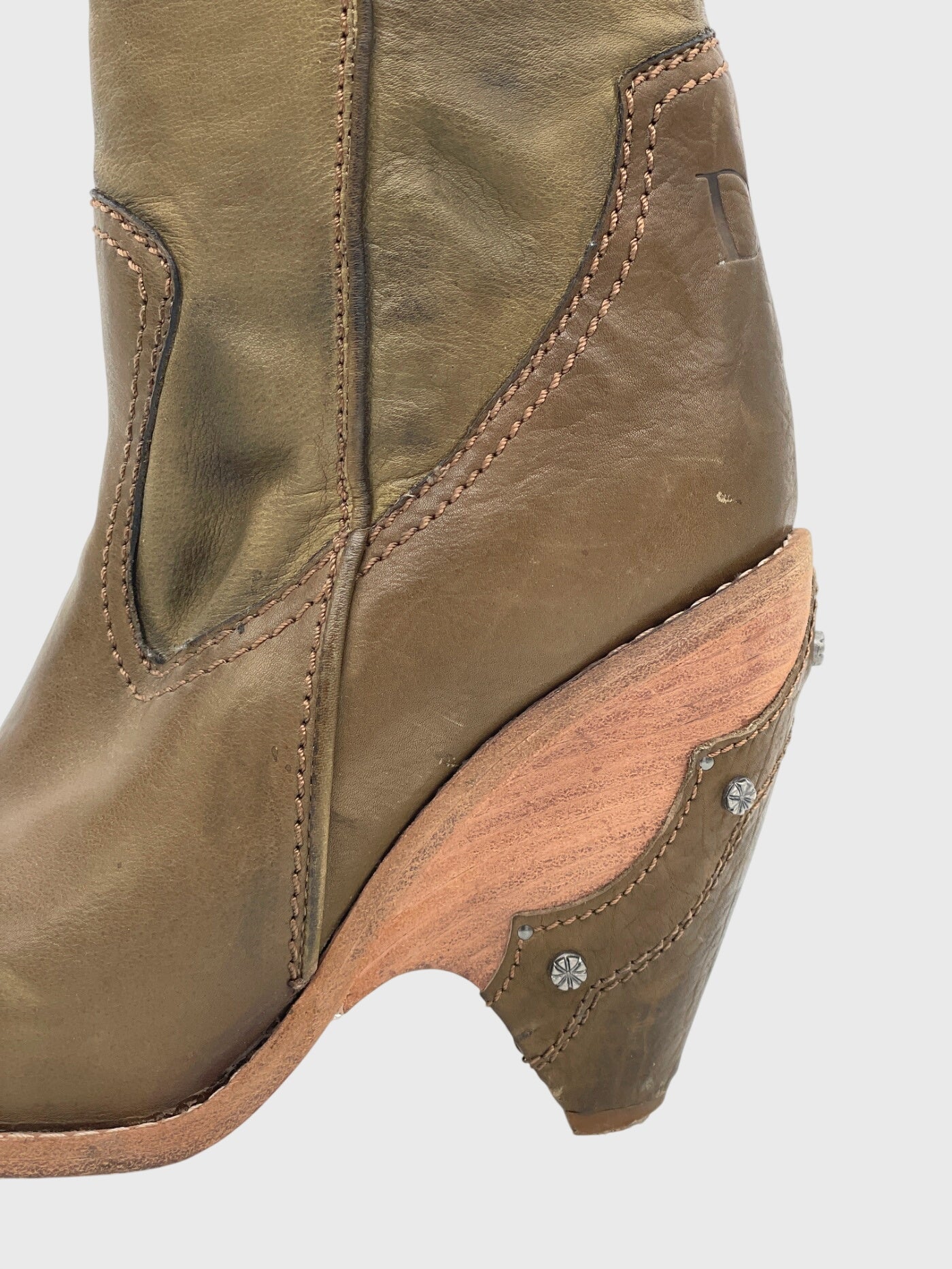 Dior Gaucho Stiefel EU 37.5 Grün - Image 4