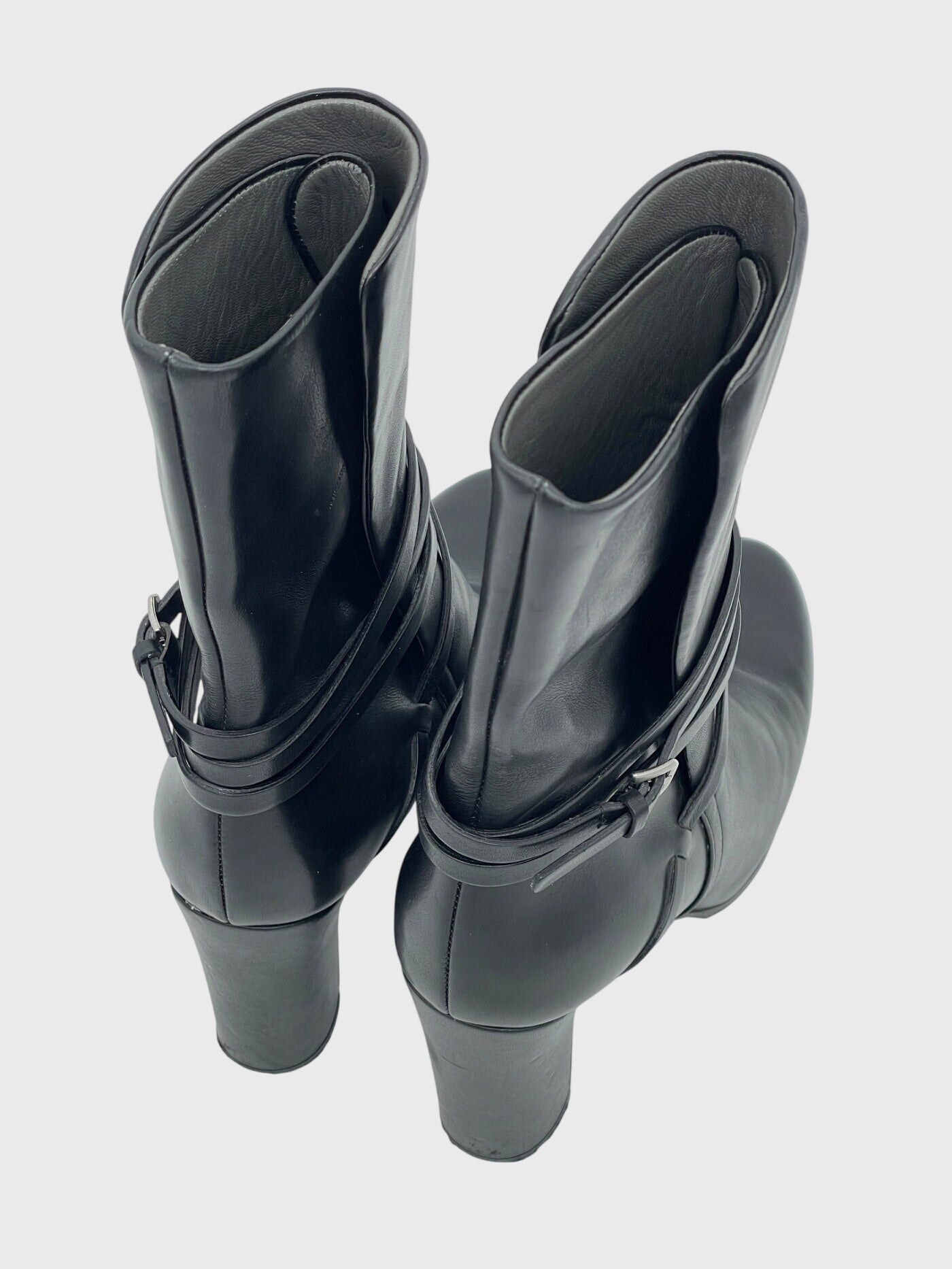 Jil Sander Strap Block Ankle Boot EU 39.5 Schwarz