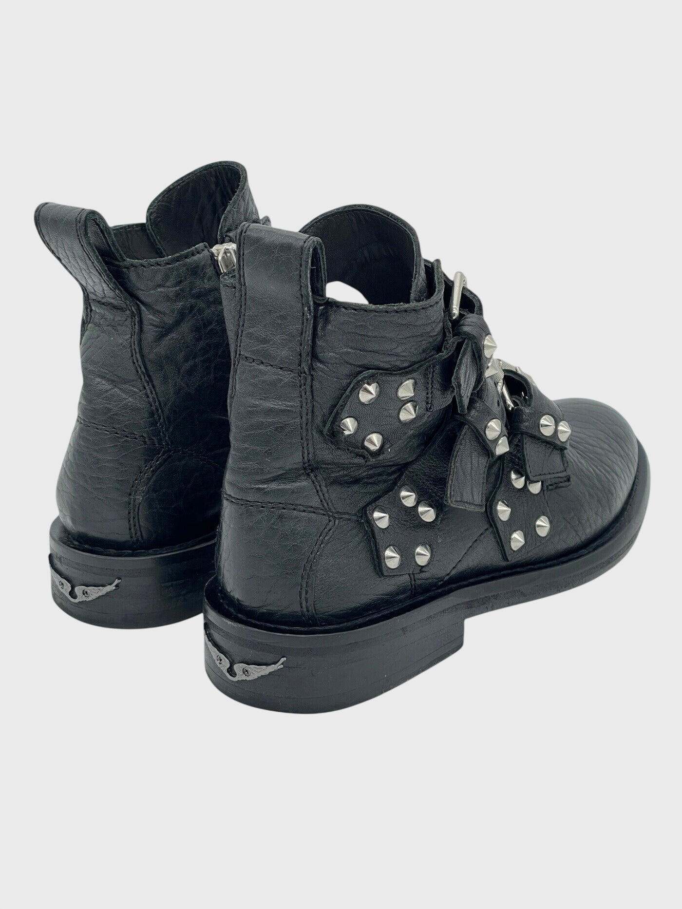 Zadig & Voltaire Laureen Buckle Ankle Boot EU 39 Schwarz - Image 4