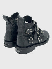 Zadig & Voltaire Laureen Buckle Ankle Boot EU 39 Schwarz - Image 4