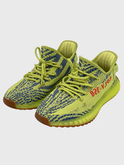 Adidas Yeezy 350 V2 Semi Frozen Yellow Low Top Sneaker EU 38 Grün - Image 3