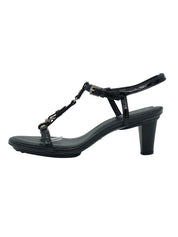 Tod's T-Strap Buckle Detail Sandale mit Absatz EU 36 Schwarz