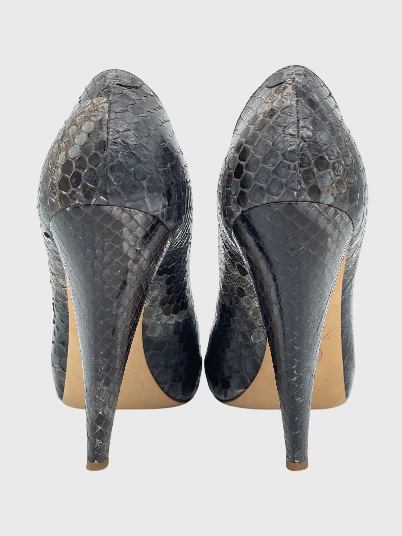 Bally Python Peep-Toe Plateau Pump EU 40 Mehrfarbig - Image 5
