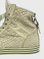Hogan Rebel High Top Sneaker EU 39.5 Beige - Image 5