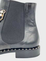 GEDEBE Crystal Embellished Chelsea EU 38 Schwarz - Image 5