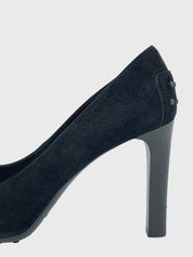 Tod's Suede Pump EU 38.5 Schwarz - Image 5