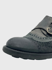 Dolce & Gabbana Double Monk Strap Brogue Loafer EU 40 Schwarz - Image 5