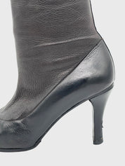 Chanel Sock Boots Stiefel EU 37.5 Braun - Image 6