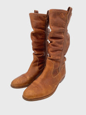Diesel  Ruched Side Stiefel EU 41 Braun