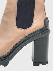 Tod's Leather Chelsea EU 37 Beige - Image 5