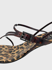 Stuart Weitzman Vintage Sandale mit Absatz EU 38 Mehrfarbig
