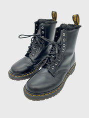 Dr. Martens 1460 Serena Combat Stiefel EU 38 Schwarz
