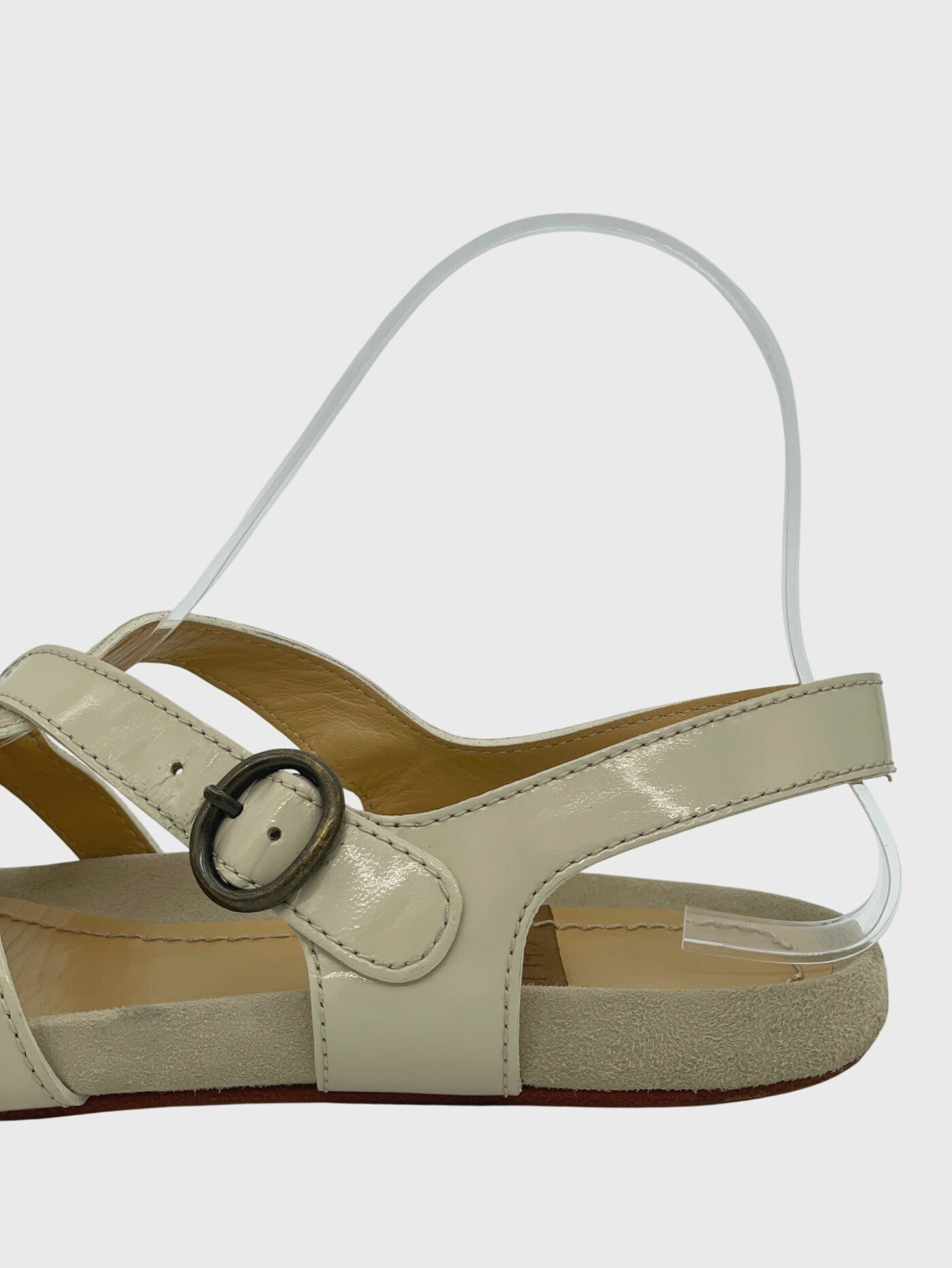 See by Chloe Strappy Flache Sandale EU 37 Beige - Image 5