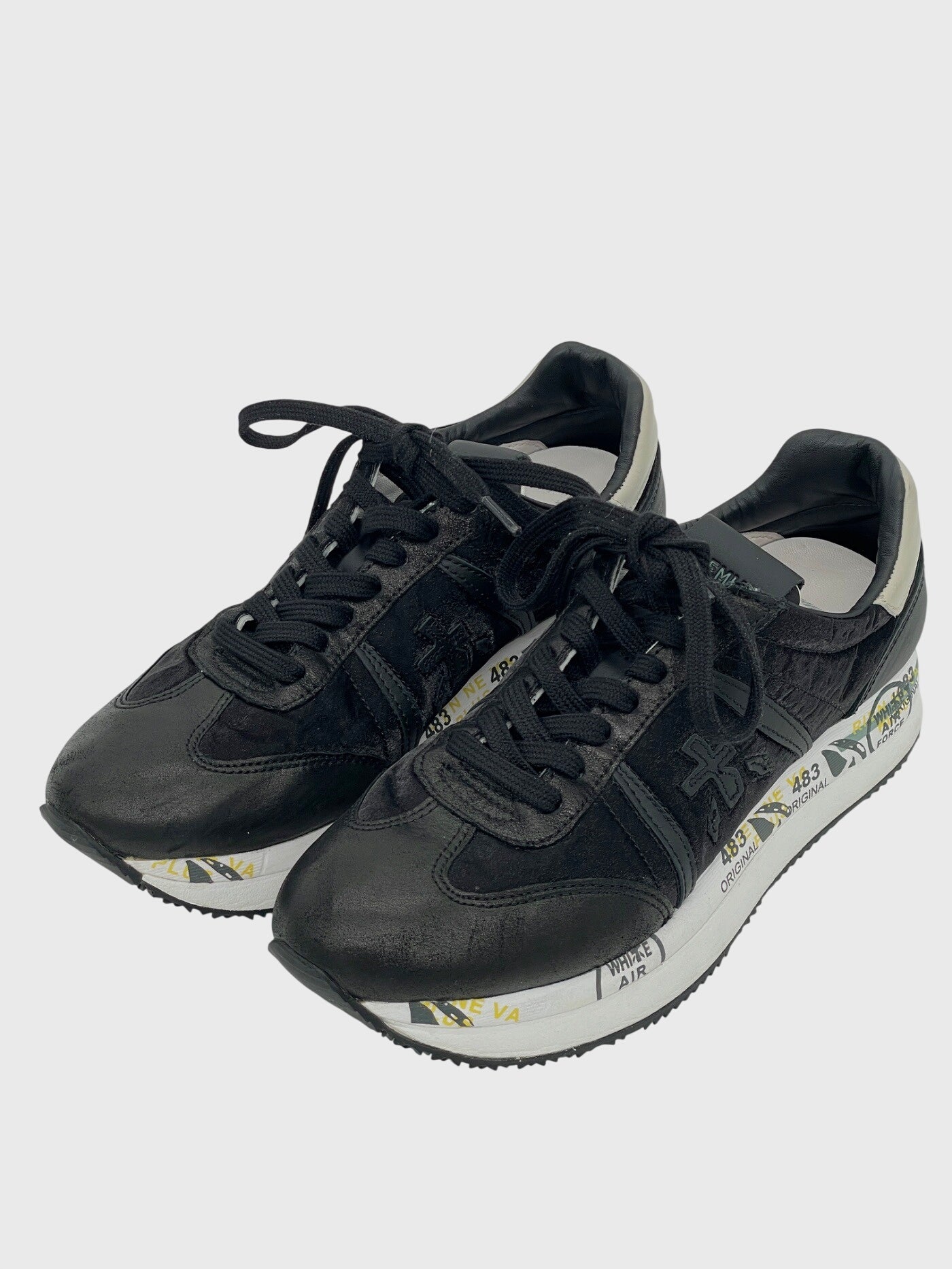 Premiata Conny Low Top Sneaker EU 38 Schwarz