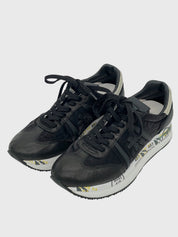 Premiata Conny Low Top Sneaker EU 38 Schwarz