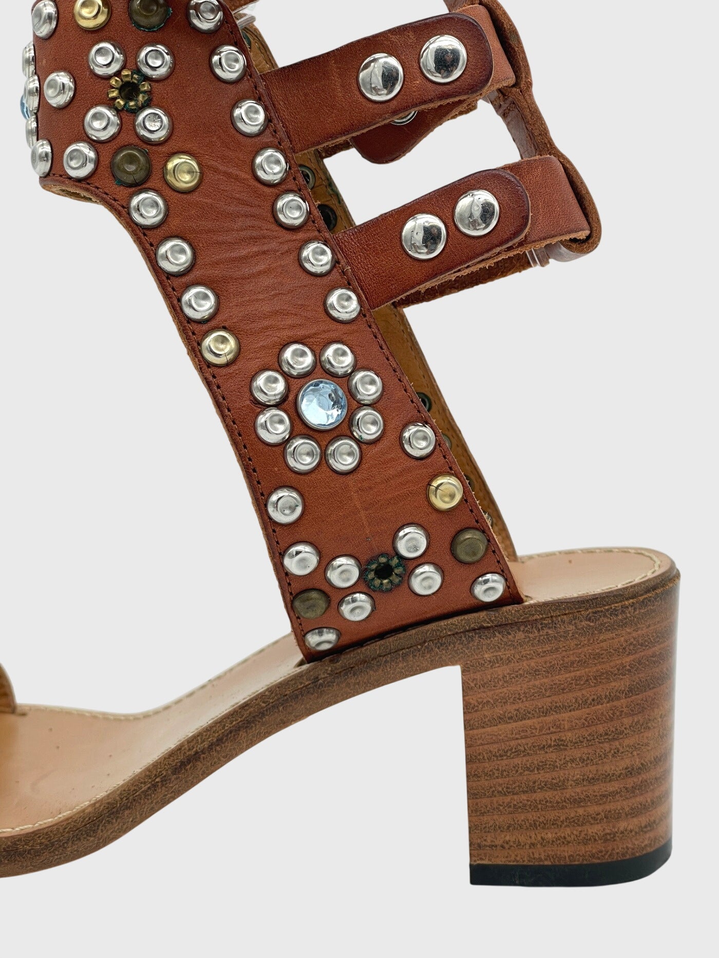 Isabel Marant Caroll Elvis Gladiator Sandale mit Absatz EU 36 Braun - Image 5