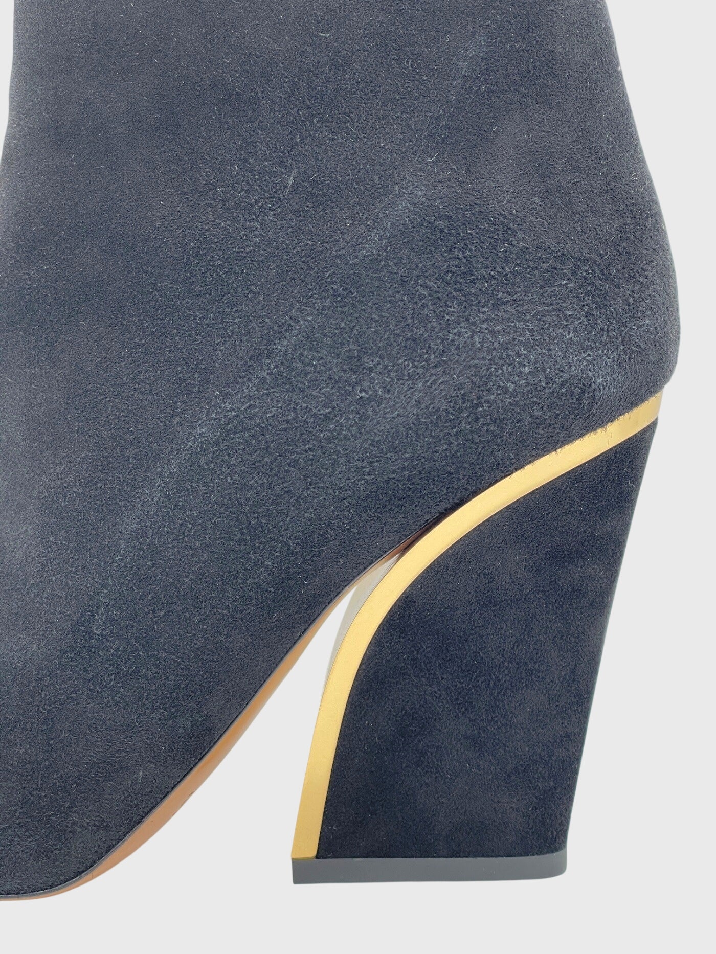 Chloé Beckie Suede Ankle Boot EU 39.5 Schwarz - Image 5
