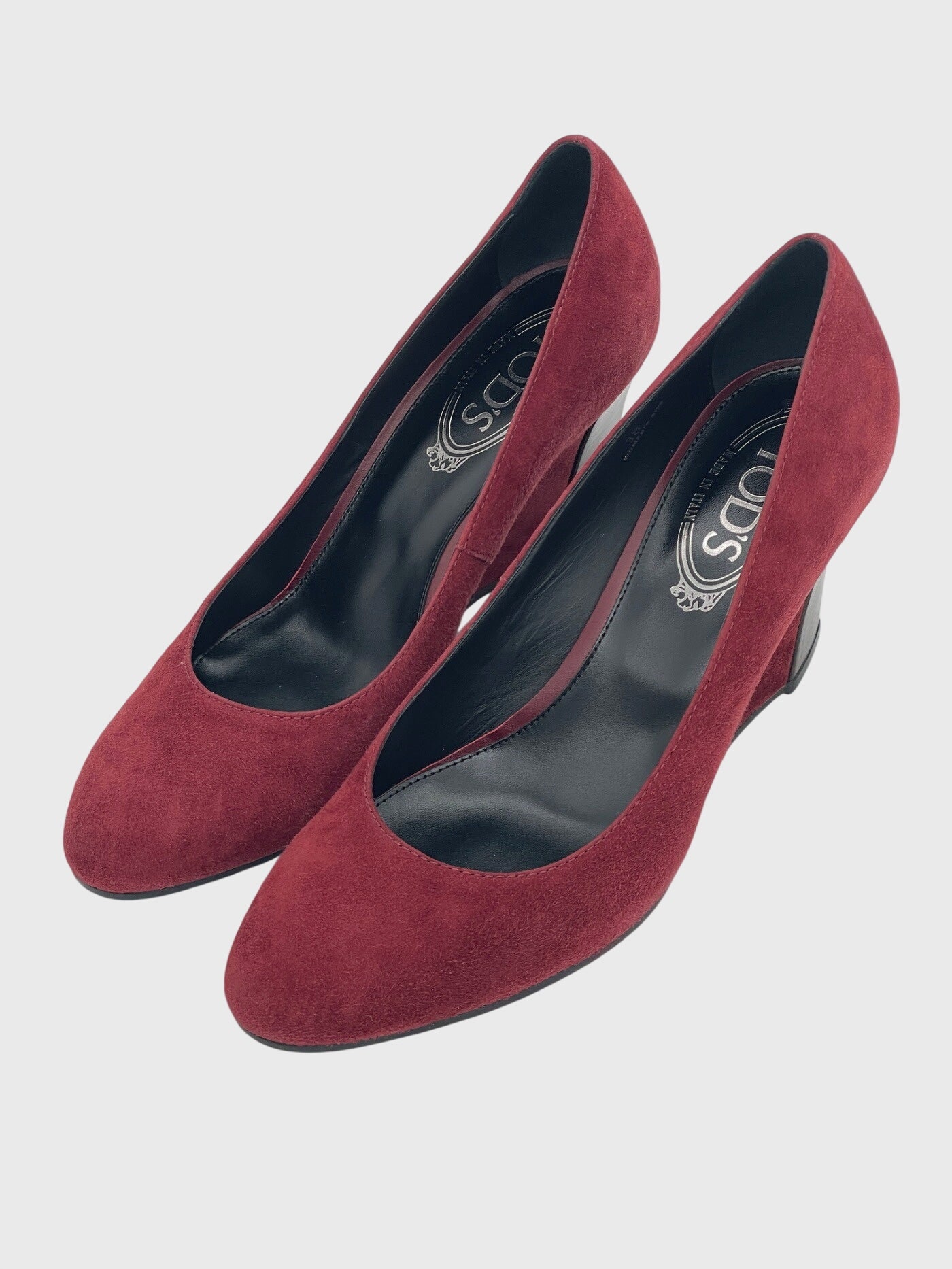 Tod's Gommini Wedge Pump EU 38 Rot