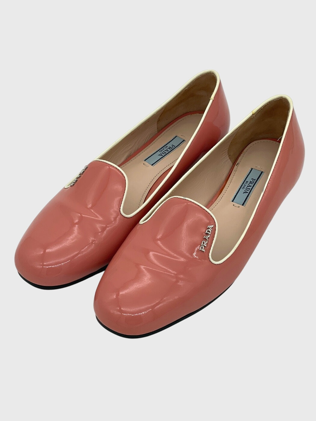 Prada Vernice Loafer EU 38.5 Pink