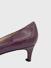 L.K.Bennet Patent Leather Kitten Heel EU 41 Lila - Image 5