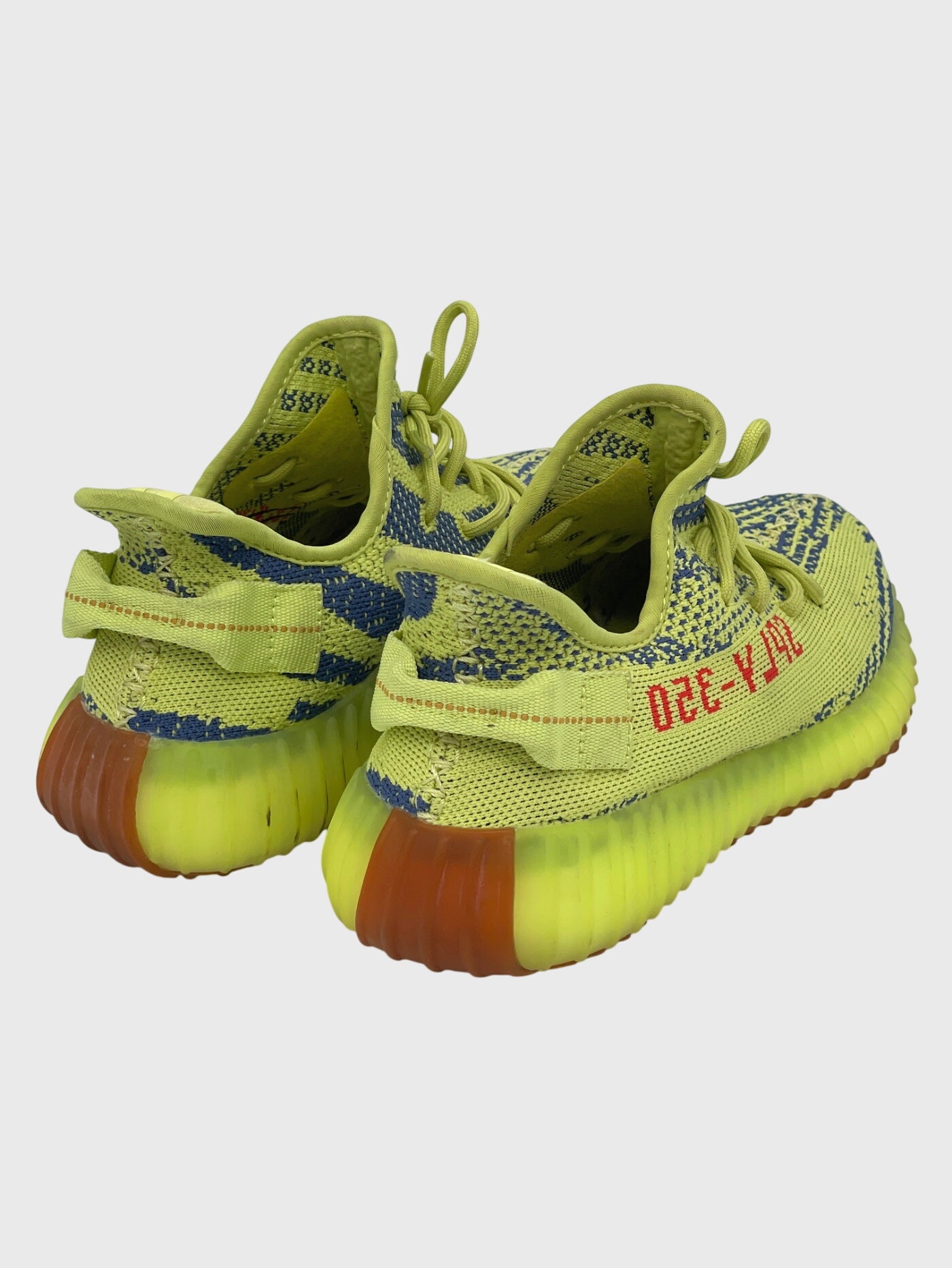 Adidas Yeezy 350 V2 Semi Frozen Yellow Low Top Sneaker EU 38 Grün - Image 4