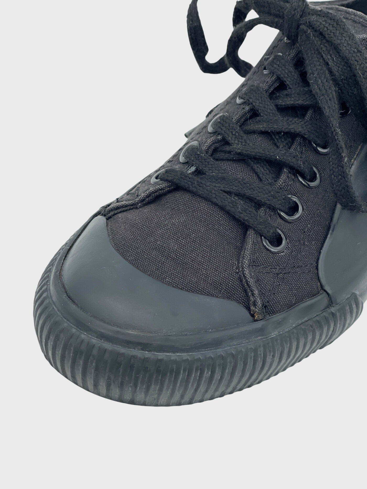 Y-3 Canvas Low Low Top Sneaker EU 37 Schwarz