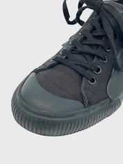 Y-3 Canvas Low Low Top Sneaker EU 37 Schwarz