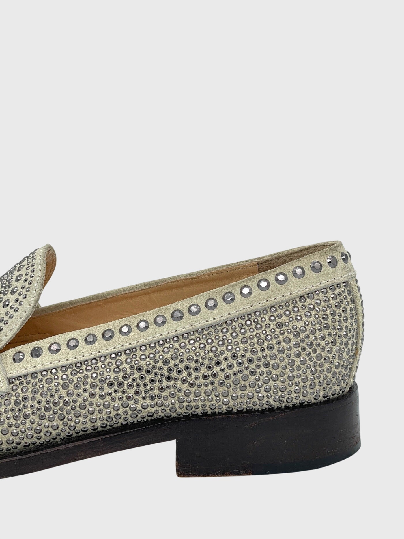 Valentino Garavani Stud Loafer EU 37.5 Metallic - Image 5