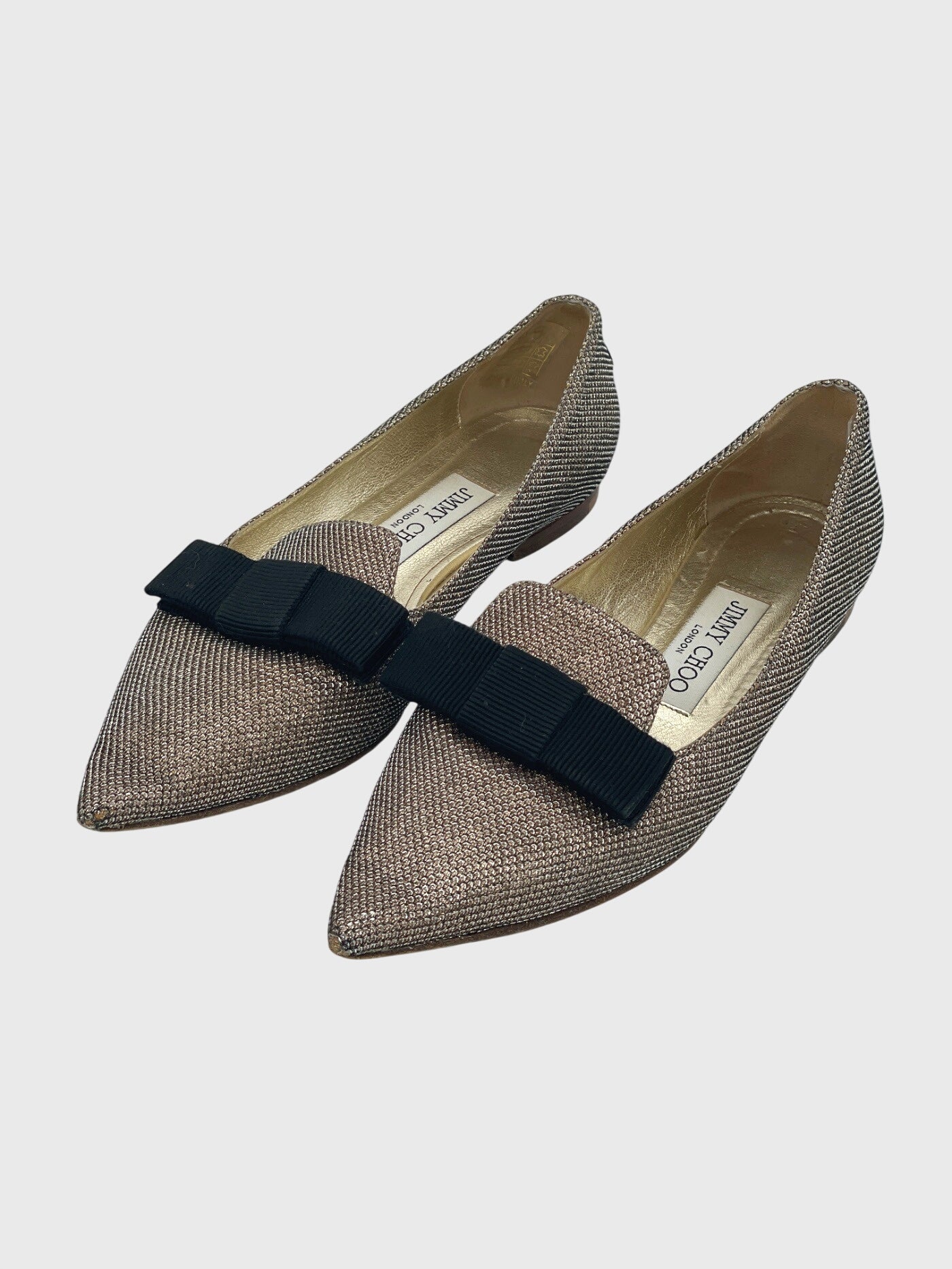 Jimmy Choo Gala Ballerina EU 35 Metallic