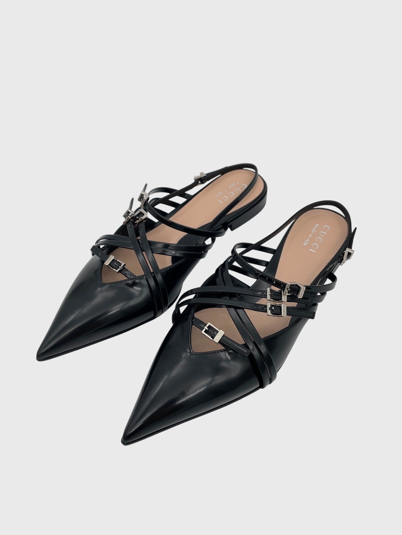 Gucci Seraphine Ballerina EU 38 Schwarz